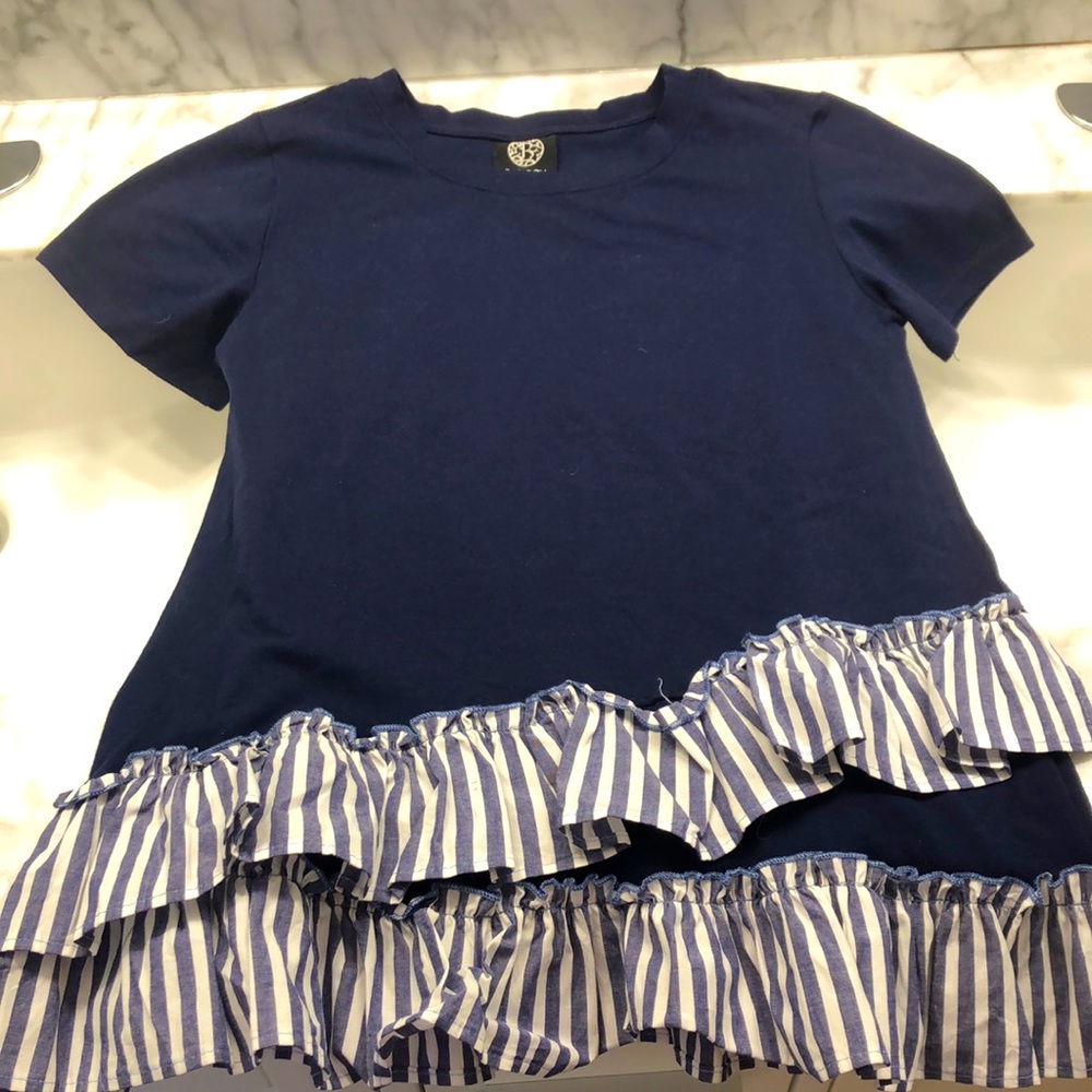 Bobeau ruffle top